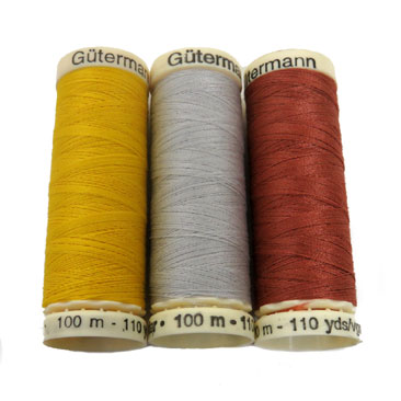 Gutermann 100% Natural Cotton Sewing Thread 274 yd (10 Colors