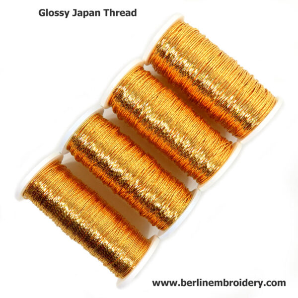 Japan Thread – British Glossy: No. 8 (K4), No. 9 (K3), No.12 (K2). No.13  (K1) – Berlin Embroidery Designs