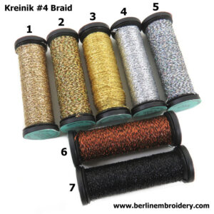 Metallic Embroidery Thread, No. L8 - Gold