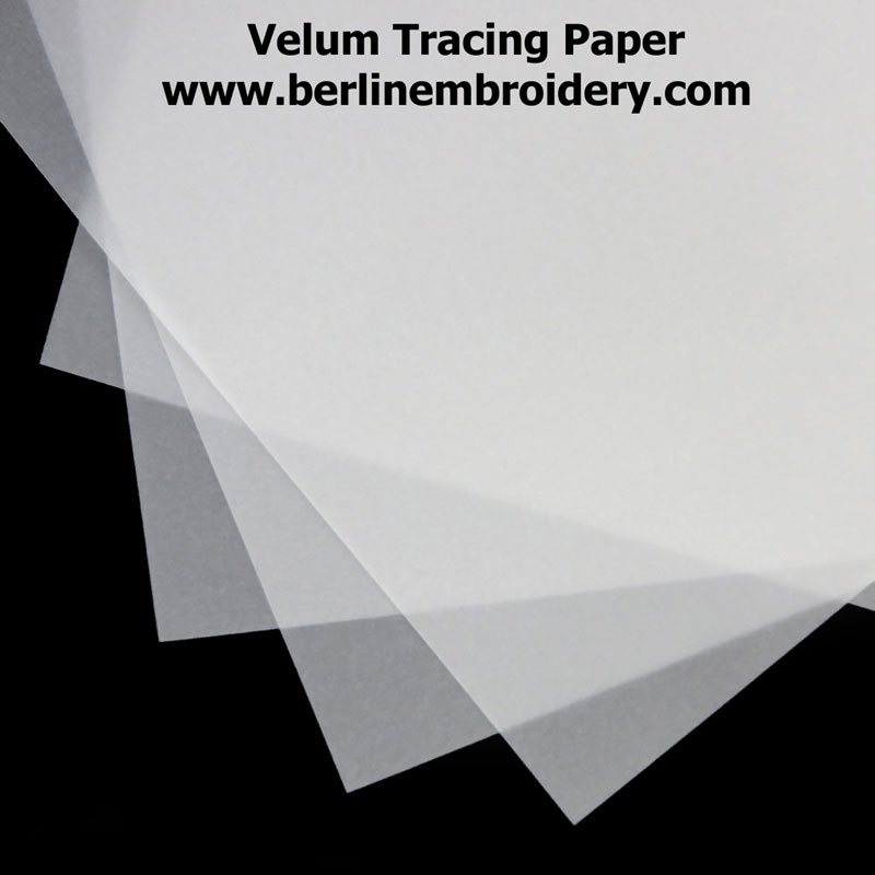 Vellum – Tracing Paper – Berlin Embroidery Designs