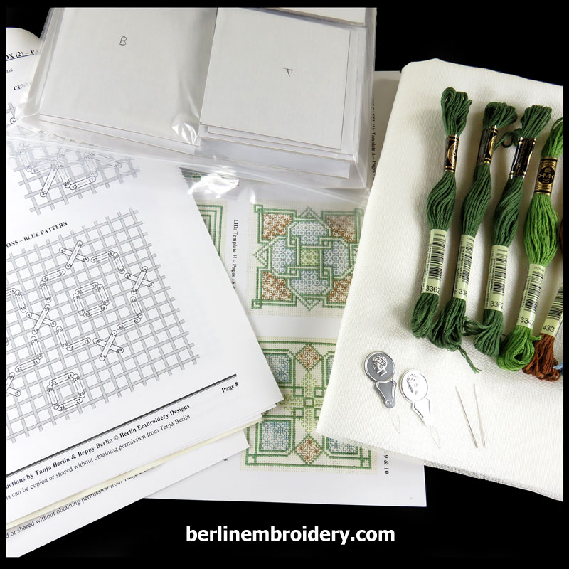 Blackwork Etui Box Instructions – Berlin Embroidery Designs