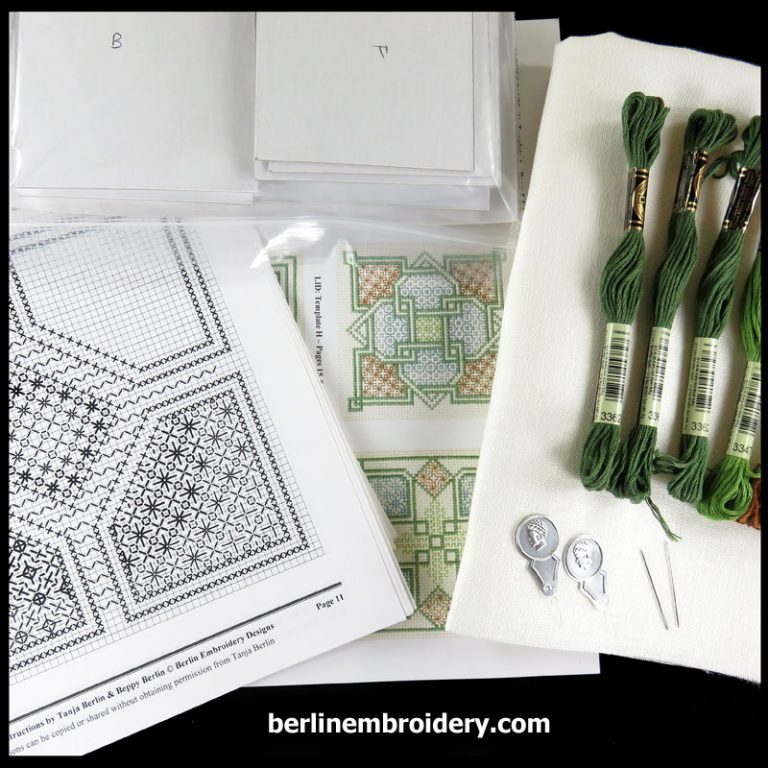 Blackwork Etui Box Instructions – Berlin Embroidery Designs