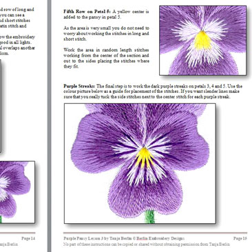 Pansies in Profusion Cross Stitch Booklet 10 Pansy Designs Patterns Leisure  Arts 