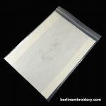 Piece of Muslin Fabric with the Yellow Blotch Pansy Design