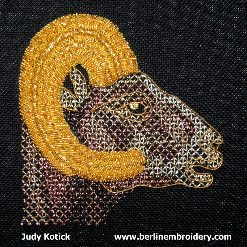Pictures of Goldwork Embroideries by Customers – Berlin Embroidery Designs