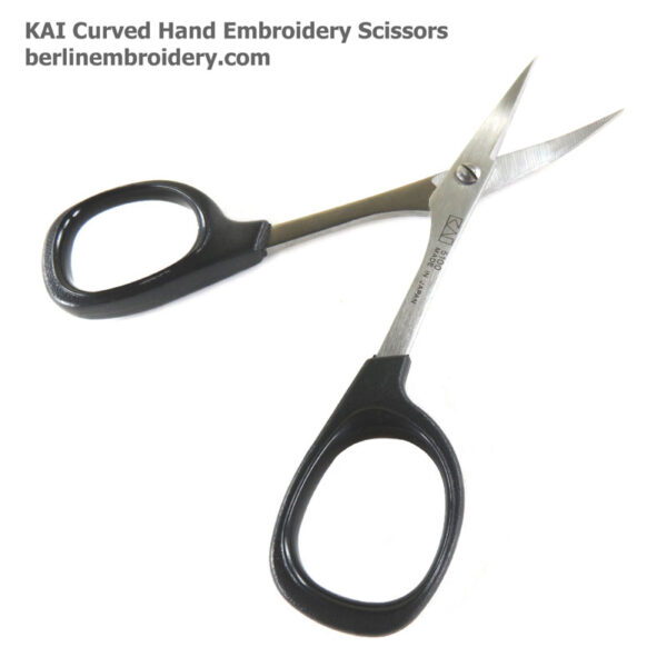 Scissors: KAI Hand Embroidery Curved – Berlin Embroidery Designs