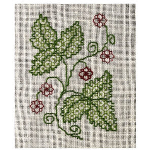 Blackwork Green Leaves by Beppy Berlin #bgl – Berlin Embroidery Designs