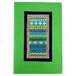Canvas Work Sampler of Stitches Blank Greeting Card Stitched by Beppy Berlin #cwssgc